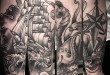 Réalisation tatoueur MARJORIANNE STUDIO 54 NANTES - Studio 54